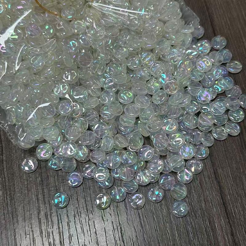 Yu Kang Shimmering Mermaid Baroque Loose Acrylic Beads for DIY Jewelry
