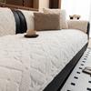 Shu Cotton Velvet Leather Sofa Cushion Winter Light Luxury High-end Plush Cushion Sofa Cover Cover Cloth