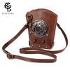 Pu Niche Design Bag Female Heavy Industry Metal Decoration Retro Style Mobile Phone Satchel