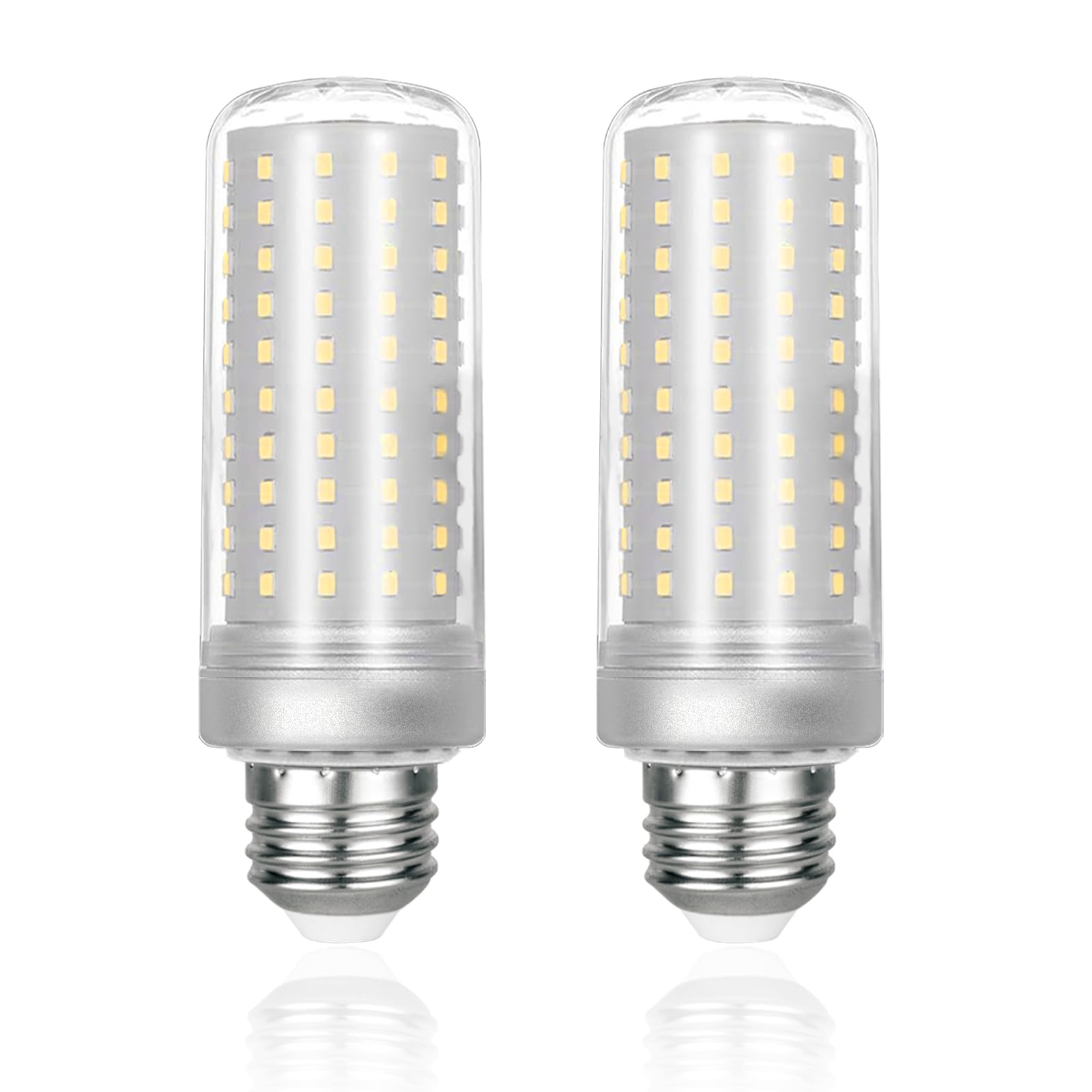 

OKALUMI [Qualified Invoice Available] Pack of 2 LED Bulbs, E26 Base, 200W Equivalent, 3000lm, LED Corn Light, Corn-Shaped Garage Light, 3000K Warm