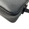 Gebrauchte LOUIS VUITTONClutch-Tasche schwarzes Leder Herren