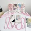 For VIVO V21E V25 E V30E V29 V40 SE Lite Vivo X100 S Ultra X200 Pro MINI Crossbody Strap Cartoon Cat Girl Phone Case Ears Cute