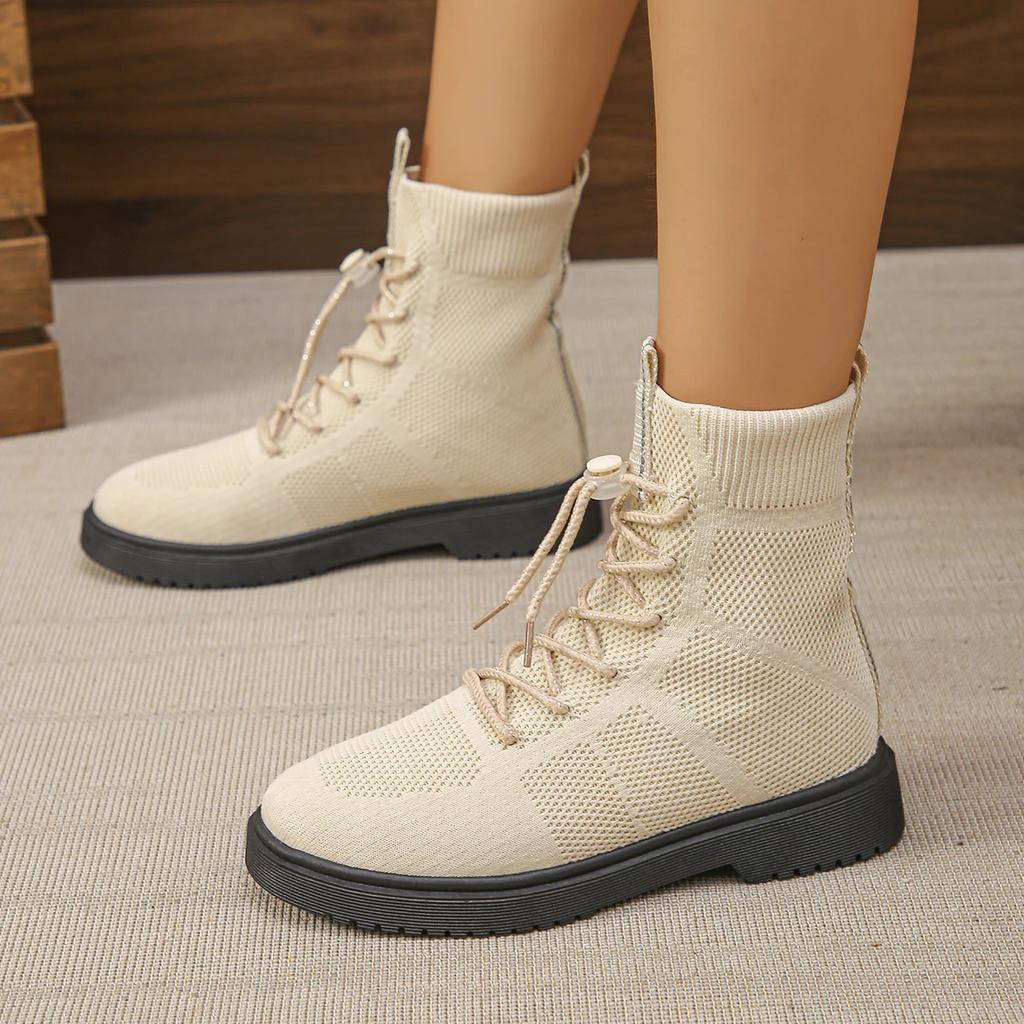 Fashion Women Boots Winter Autumn 2024 New Chunky Ankle Boots Women Fashion Outdoor Anti-slip Comfortable Shoes for Women Botas De Mujer