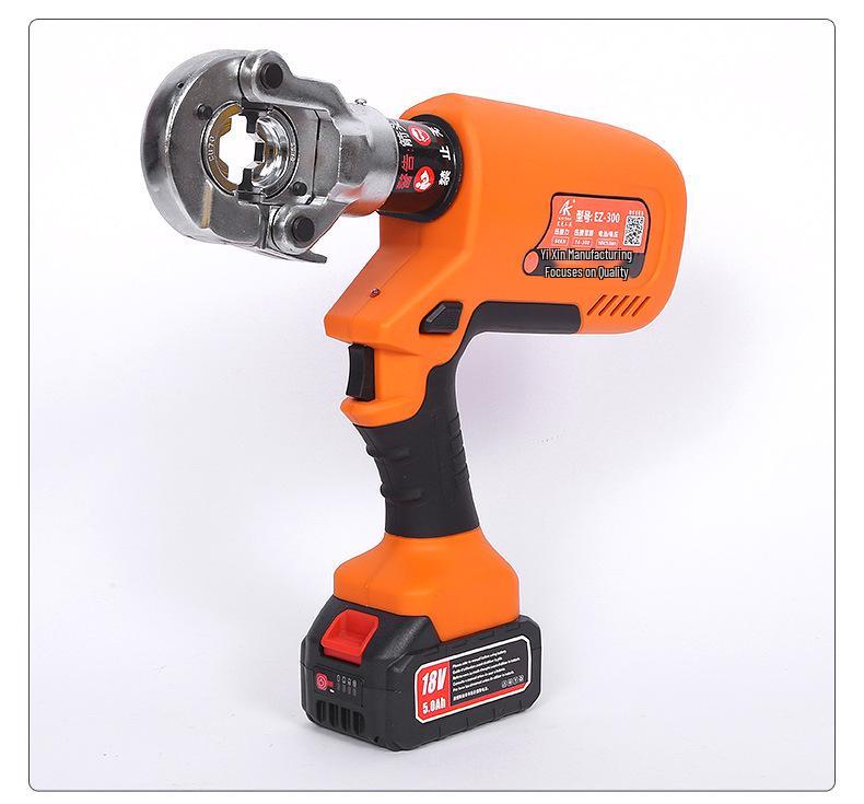 Rechargeable Multi-Spec Hydraulic Crimping Tool for Electric Wires – Portable Copper/Aluminum Terminal Pliers