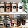 120Pcsroll 3 Styles Removable Blackboard Stickers With Erasable Pen Waterproof Chalkboard Labels For Home  Kitchen 1.4*2.2Inch