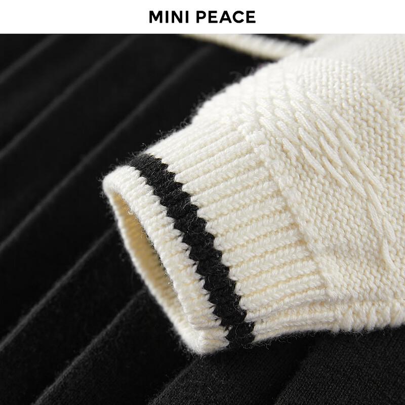 MiniPeace Girls' Winter Long Sleeve Suspender Dress