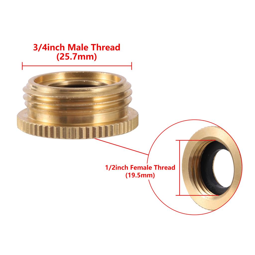 1/2" 3/4" Male/Female Thread Reducing Connector Water Faucet Washing Machine Adapter Garden Irrigation Coupling Fitting