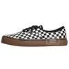 Autumn New Black and White Plaid Shoes Men's Round Head Canvas Shoes Men's Shoes 566M