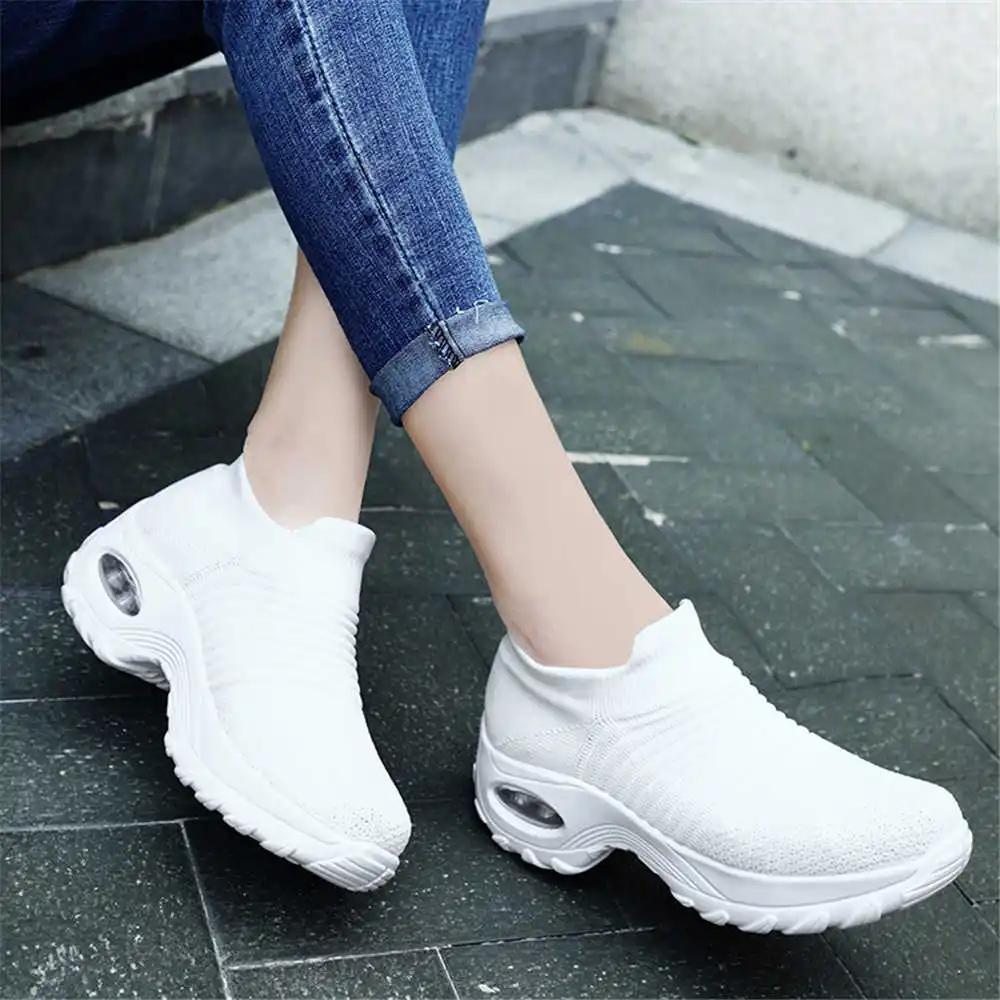 35-42 Round Foot Woman Luxury Boot Mary Jane Summer Sneakers For Sports Lady Shoes Tenis Deals Fat Top Grade