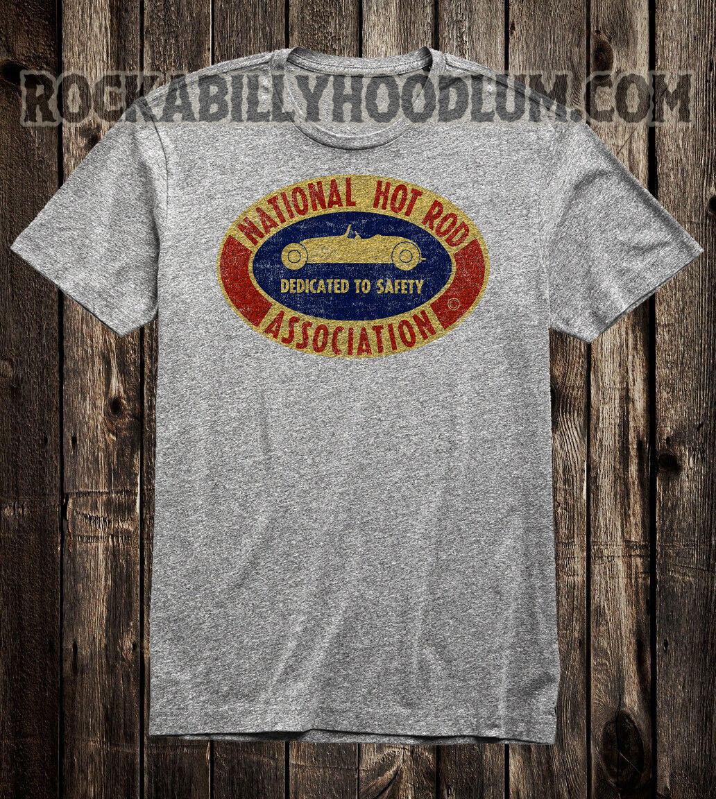 Retro Hot Rod Tee T Shirt Drag Race Speed Shop Racing NHRA Safety Member XXL