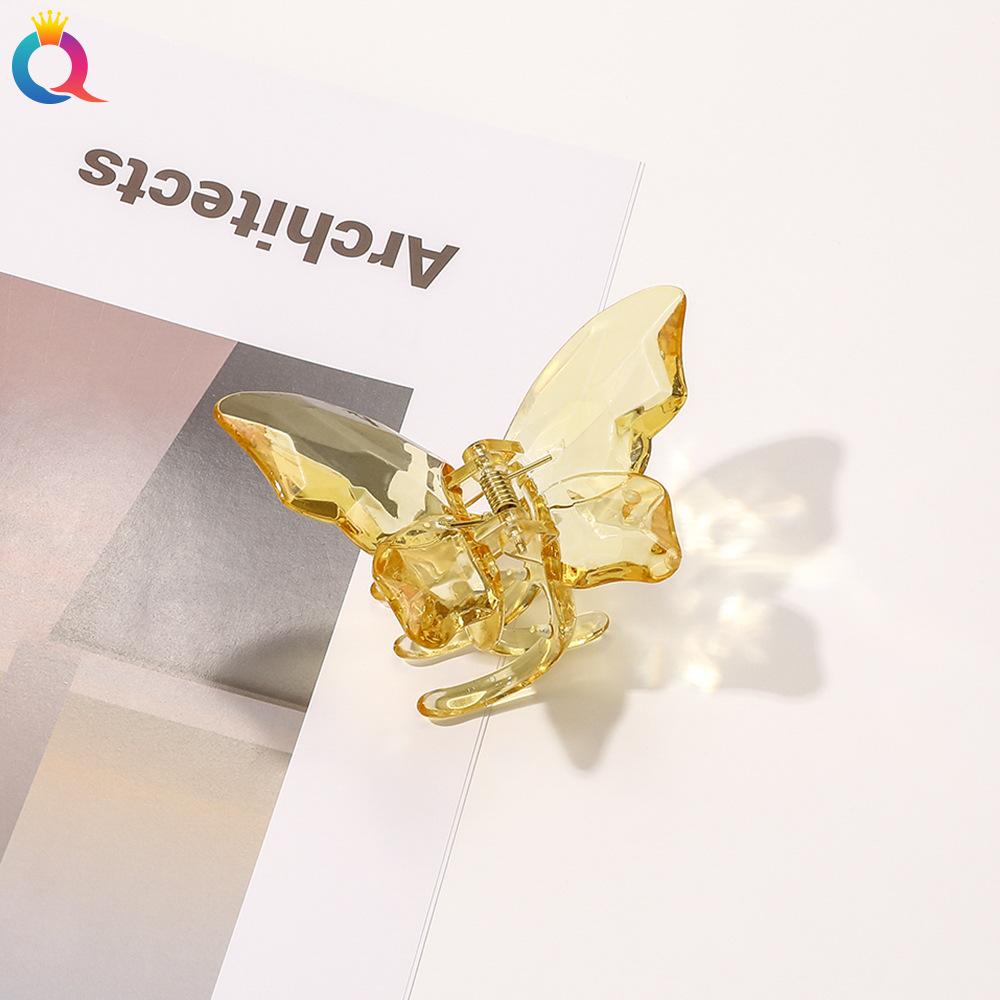 8 Style Transparent Mini Hair Pins Claw Crab Girls Women Barrette Acrylic Butterfly Hair Clips Korean Hair Accessories