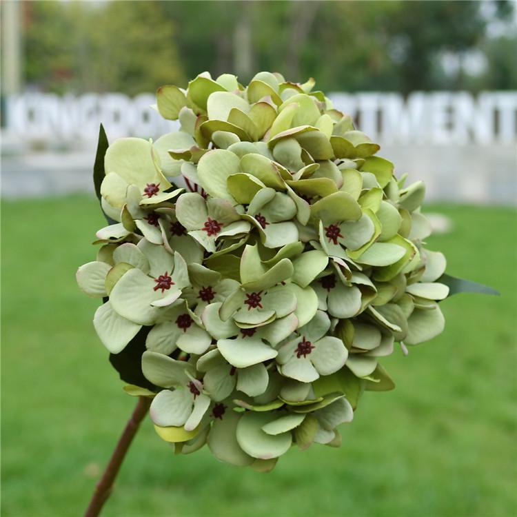 Artificial Flowers Silk Hydrangea Wedding Wall Home Decorations Kitchen Accessories Diy Bridal Bouquets Background Indoor Bonsai