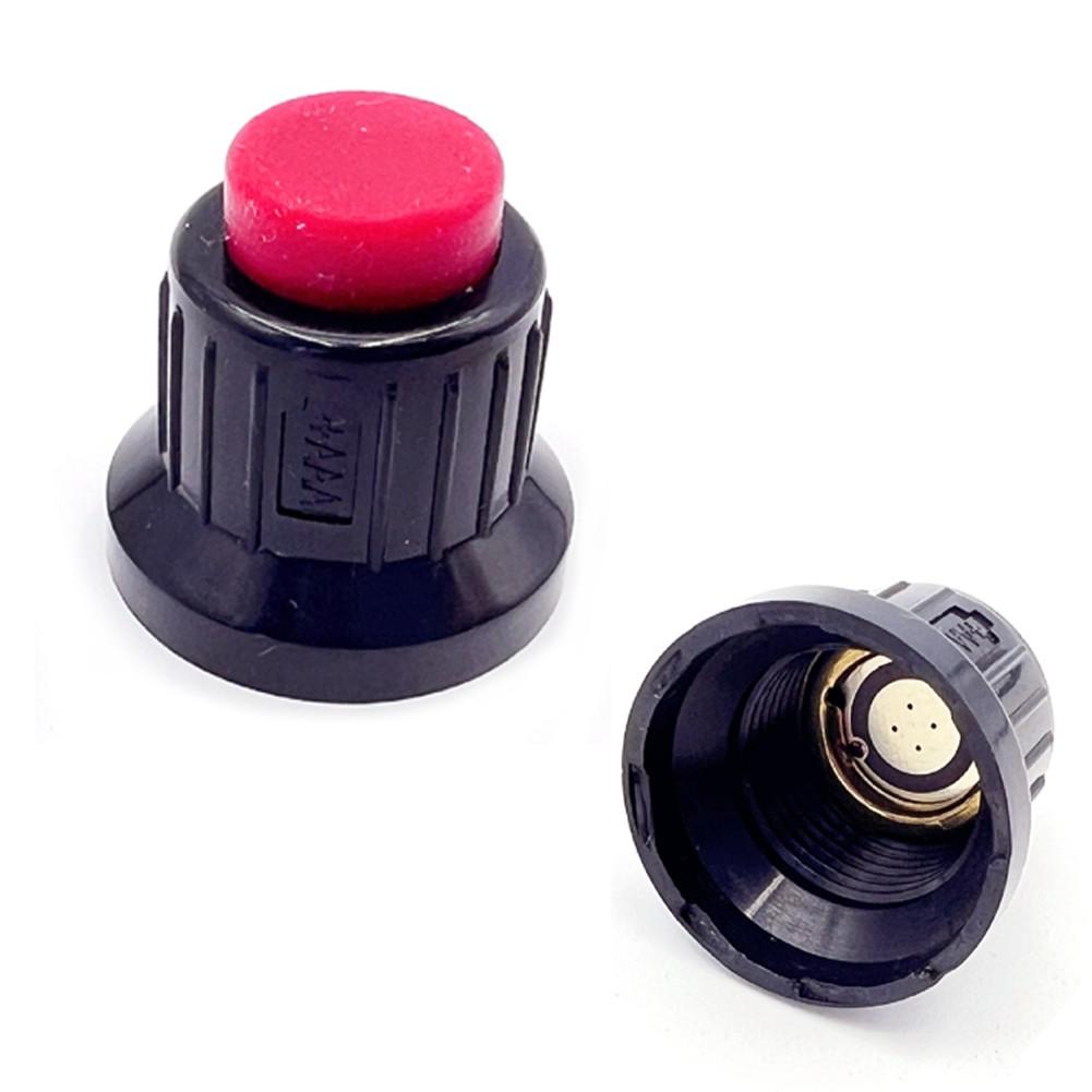 Patio Heater Pulse Ignition Switch Set 2 Pieces Red Cap with Spring Mechanism