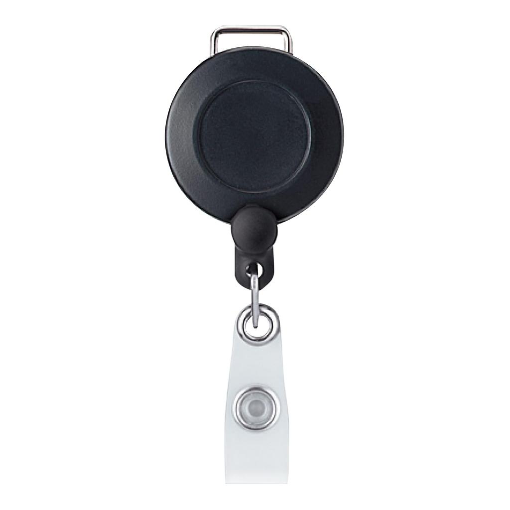 KOKUYO Namensschild-Aufhängerrolle Ido Plus Schwarz 10er Set Knuff-R1X10