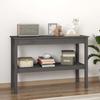 Day and Night - Day and Night Console Table Solid Gray Pine Wood 110x40x75 Cm