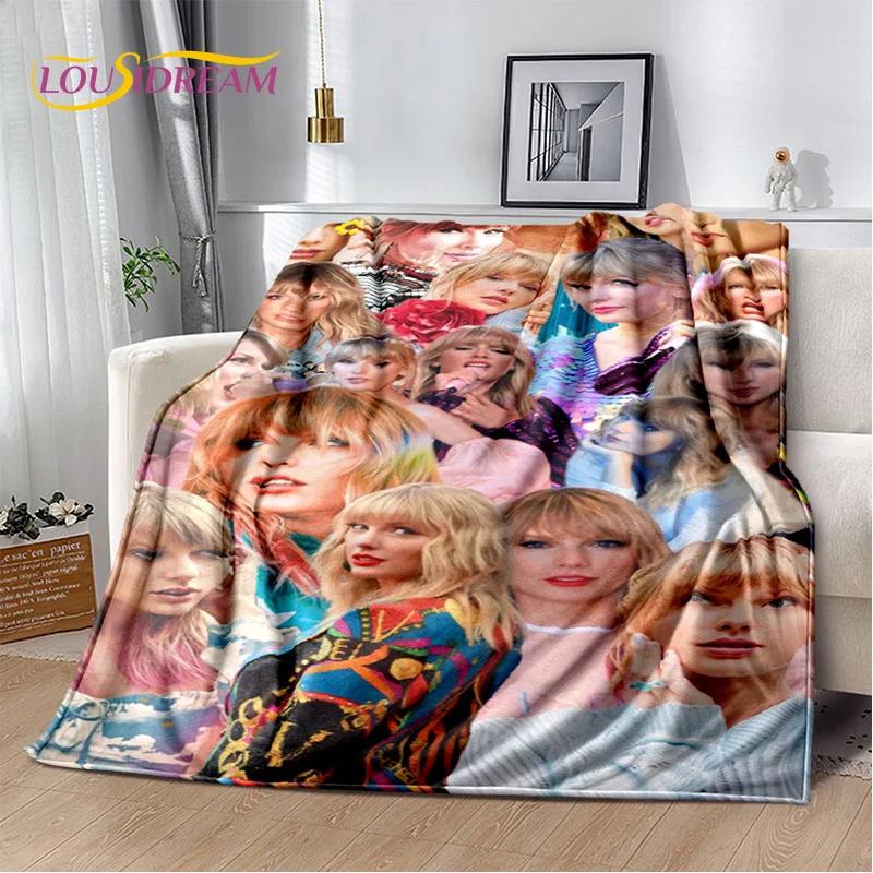 3D Taylor-r Singer T-Swizzle Decke, Weiche Überwurfdecke für Zuhause Schlafzimmer Bett Sofa Picknick Reise Büro Abdeckung Kindergeschenk Geschenk