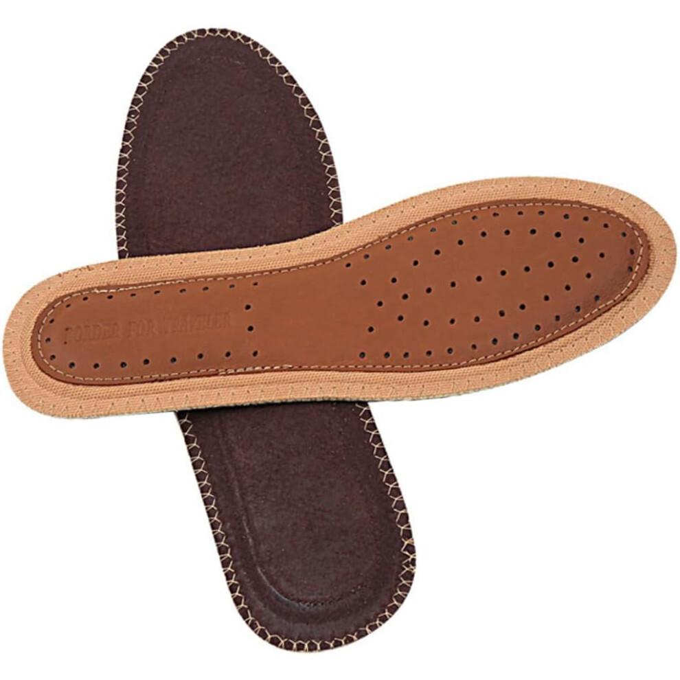 2pairs Bamboo Charcoal Insoles Leather for Shoes Sweat Absorption Damping Shoe Pads Comfort Insoles