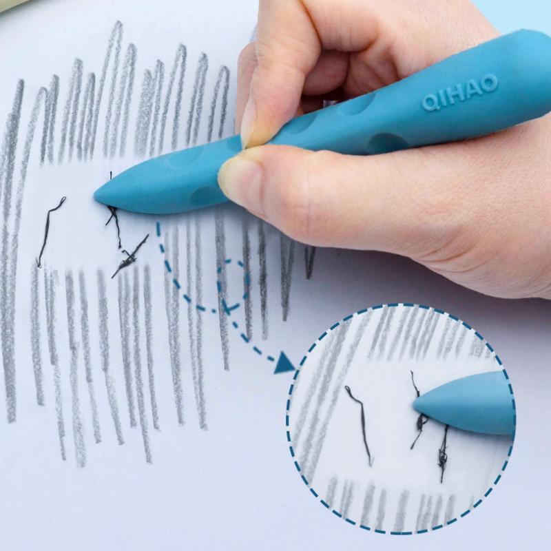 3Pcs Large Erasers for Primary School Students No Crumbs Clean Erase Non-Toxic for Homework Drawing Gifts