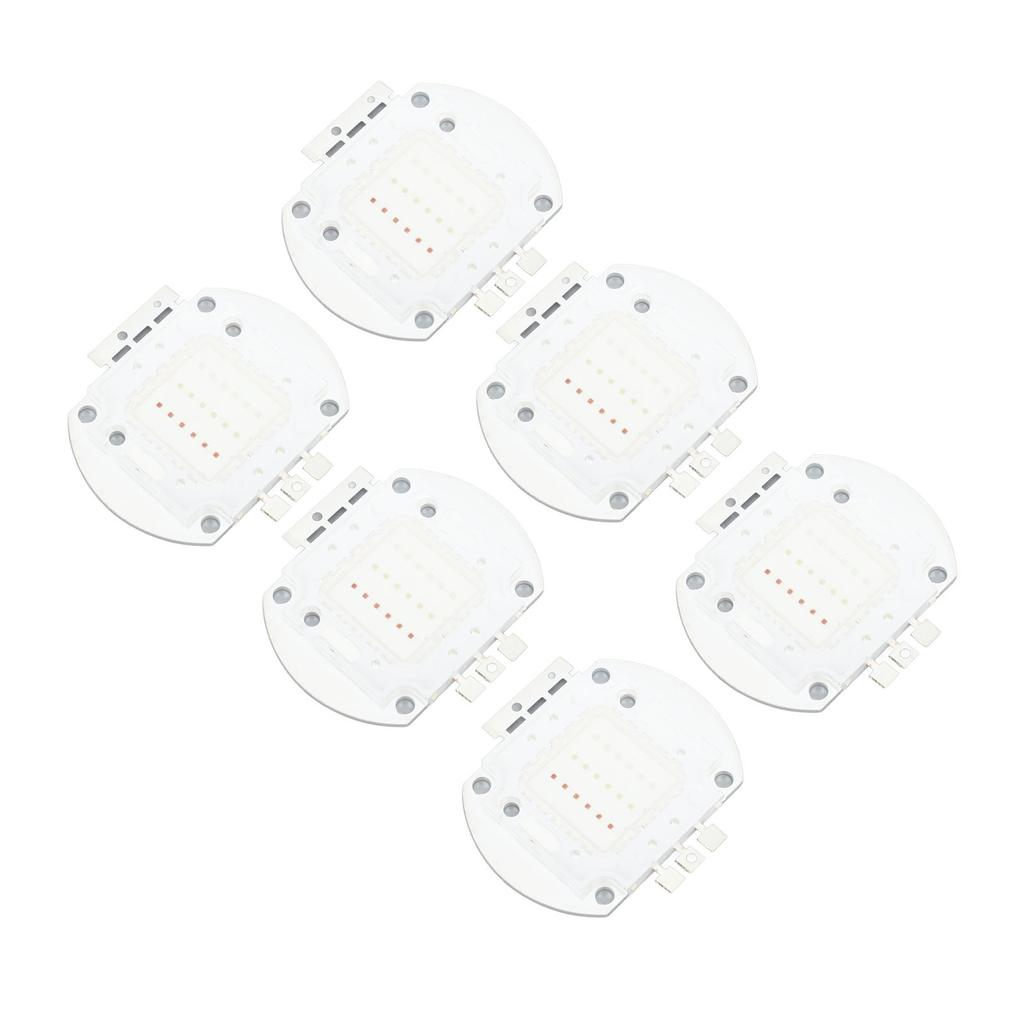 6Pcs 20W RGB COB Integrated Light High Brightness COB Panel for Plant Stage Billboard Exhibition Hall