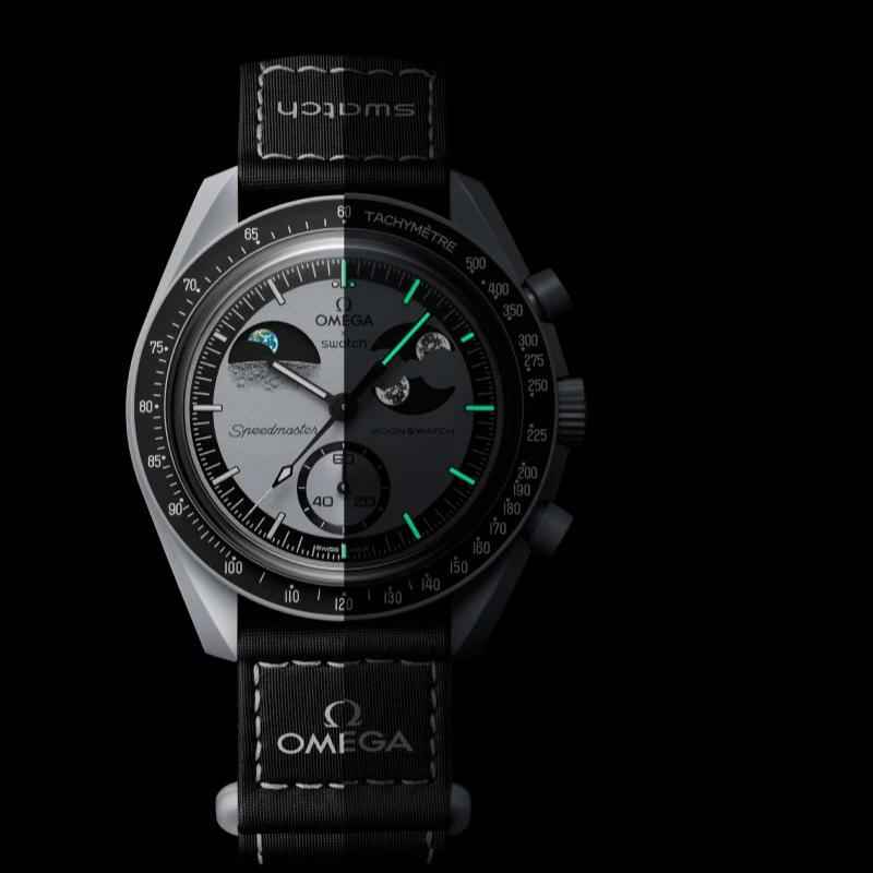Swatch Orologio da uomo 42mm Nero SO33M700 SO33M700
