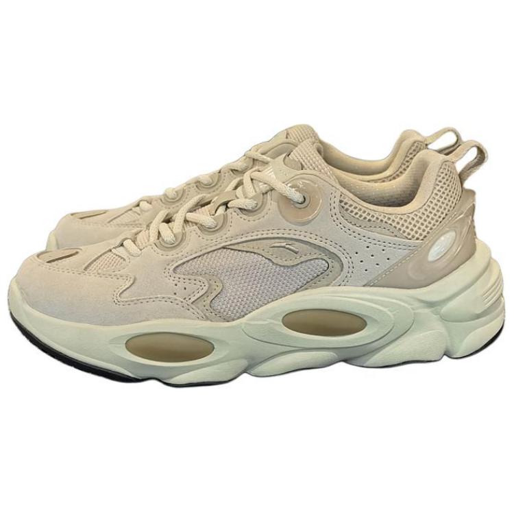 

New Anta Life Collection Cushioning Wear Resistant Low Top Casual Shoes Men s Brown 112418851-3