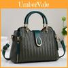 Bag Pu Leather Crocodile Texture With Zipper Closure For Daily Use