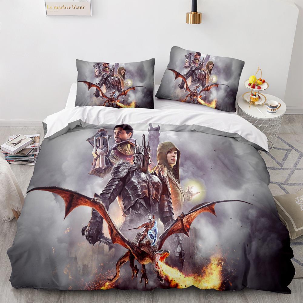 

The War Front Bedding Sets Quilt Bed Cover Comforter Duvet Cover Pillow Case 2-3 Pieces Sets Kids Adult Bedroom Decoration EU Single 135x200cm