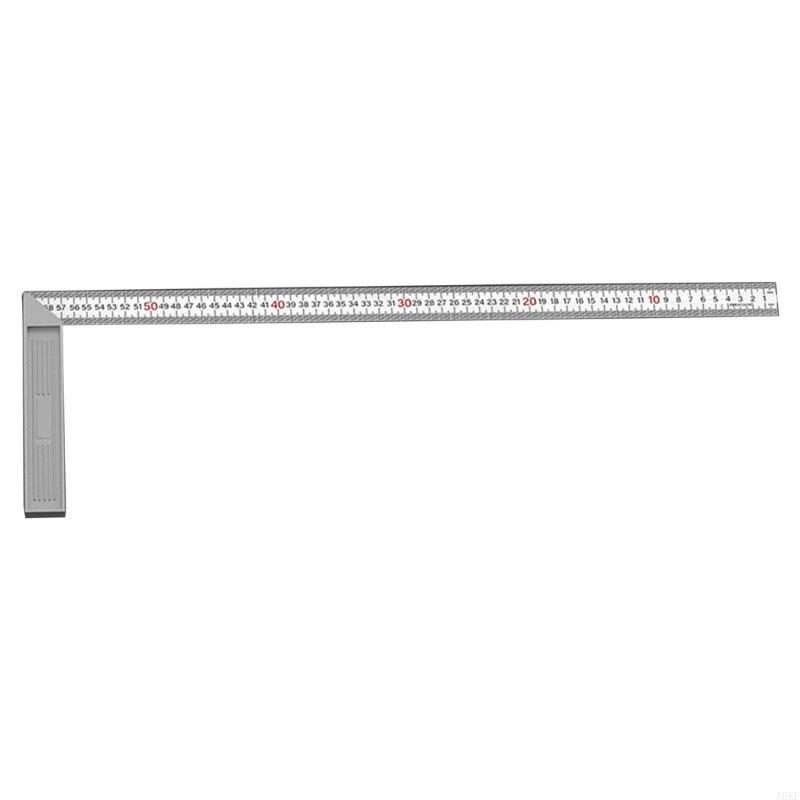 Clear Scale Square Angles Ruler Tool For Craftsmen Builders Accurate Measurement A0KF