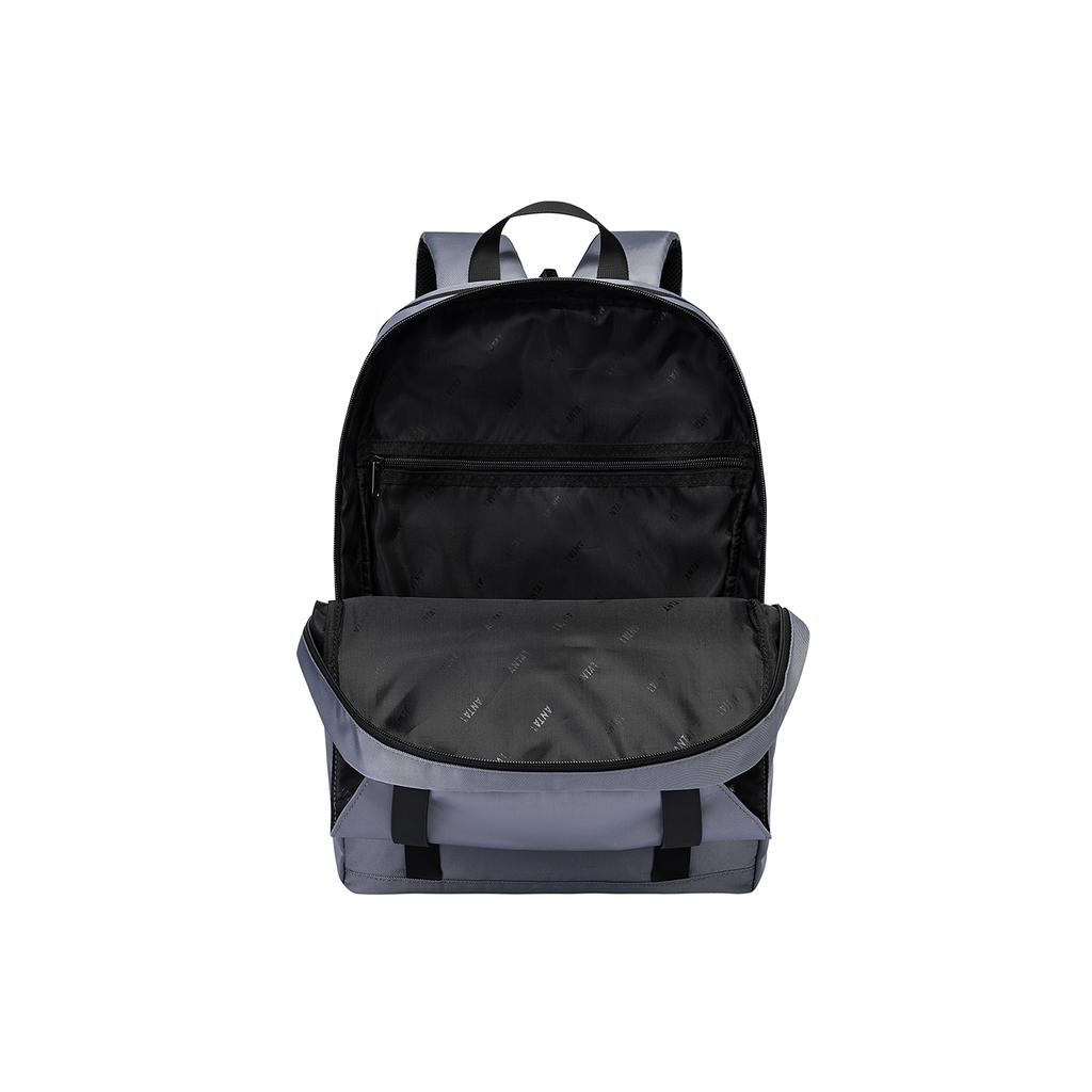Anta Urban Commuting Training Durable Polyester Backpack Unisex Backpack Metal-Gray 992617153R-2