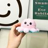 Plush Flip Octopus Keychain Soft Toy Cartoon Animal Pendant For Kids And Collectors