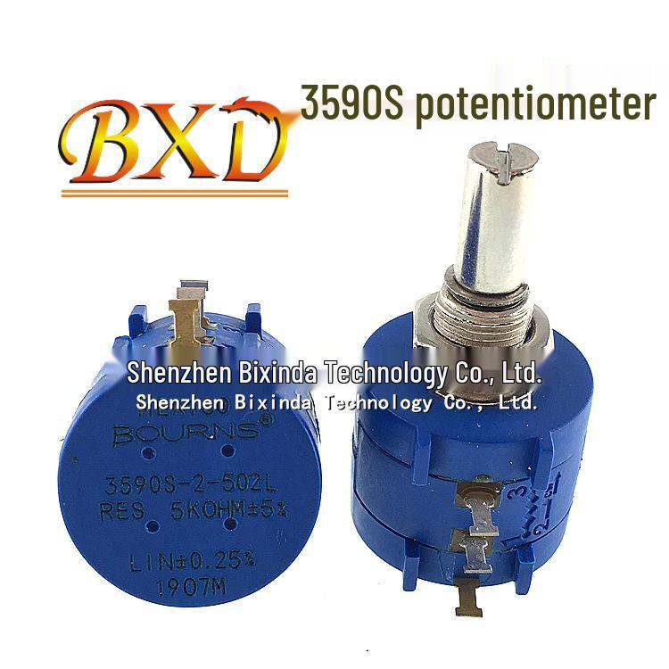 3590S-2-102L 1K Precision Multi-turn Potentiometer with Scale Knob Cap