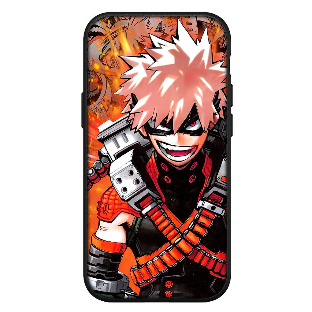 Pouzdro na telefon Bakugou Katsuki My Hero Academia pro iPhone 16 15 Xiaomi Redmi Note 13 12 11 Pro Max X 9 14 XR Samsung Galaxy A16 S24 S23 Plus Huawei OPPO
