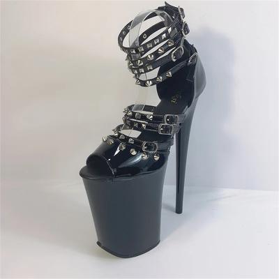 Fashion 2025 Summer Cross-Strap Stripper Heels Open Toe Platform Sandals Girls Shoe for Party Club Women Sexy Show Sandals High Heels