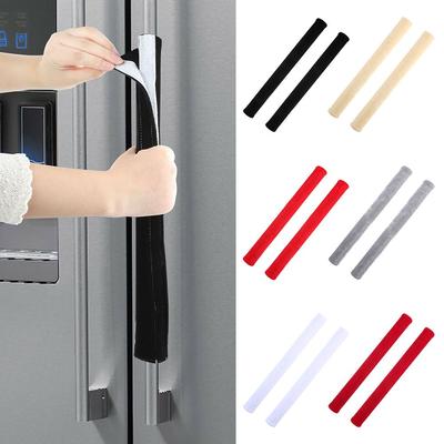 Velvet Cloth Refrigerator Door Handle Cover Appliance Handle Cover Kitchen Appliance Protector