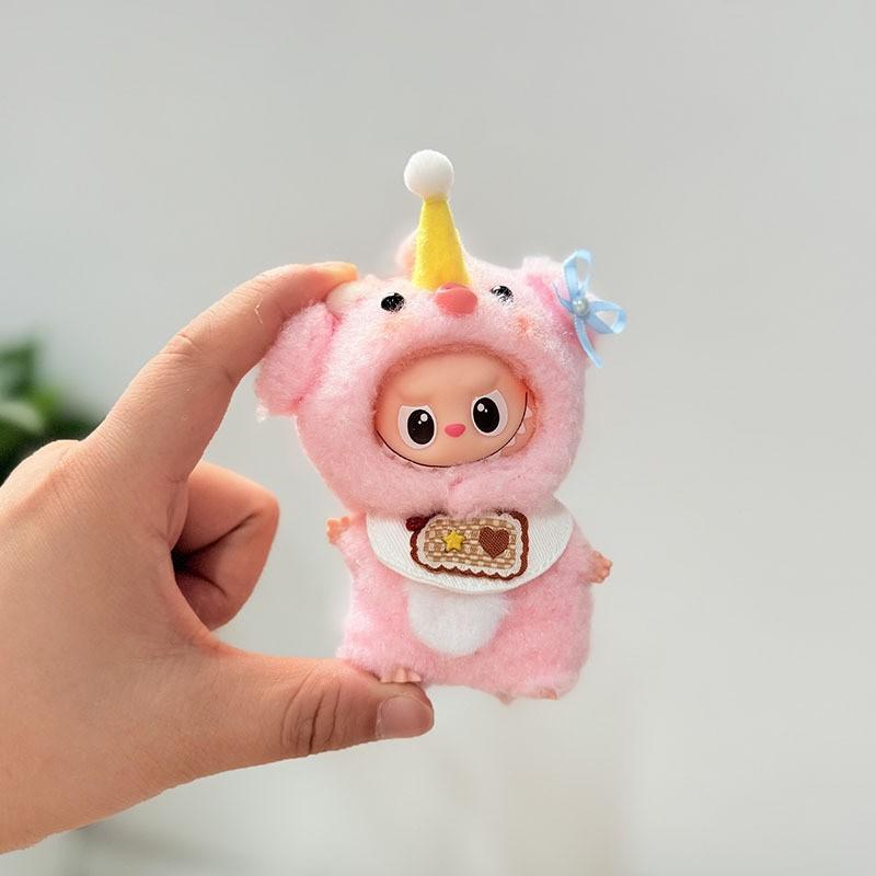 Vinyl Face Plush Blind Box Doll Clothes Dinosaur Shark Small Fragrant Wind Small Nose Ga Baby Clothes