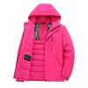 Couple Thickened Cotton-padded Jacket Graphene Hooded Thermal Cotton-padded Jacket Outdoor Casual Waterproof and Windproof Cotton-padded Jacket