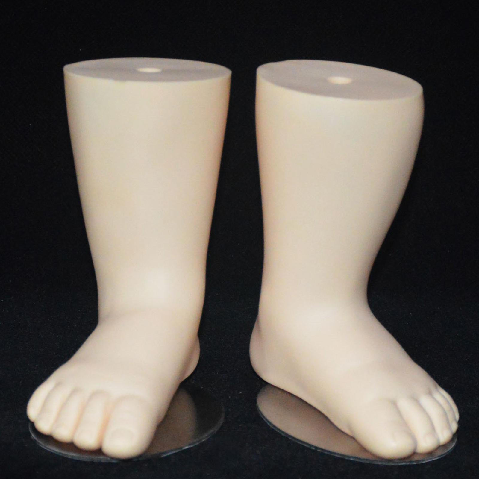 

Модель дитячої стопи, дитячий манекен, легкий, фотореквізит, манекен для демонстрації шкарпеток Skin Color