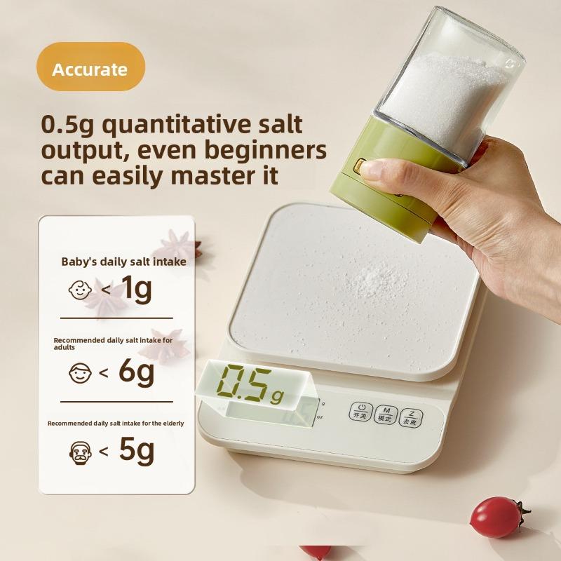Quantitative Salt Jar, Seasoning Bottle, Household Kitchen Salt Sprinkling Jar, Seasoning Box, Seasoning Jar Set, Salt Control Bottle