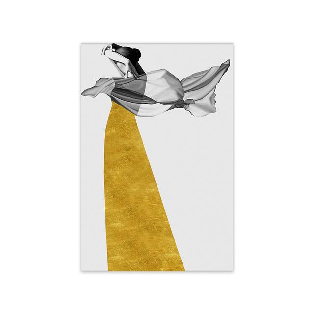 Abstract Woman Wall Art Modern Fashion Female Posters for The Home Canvas Picture for Interior Frameless Wall Art No Frame