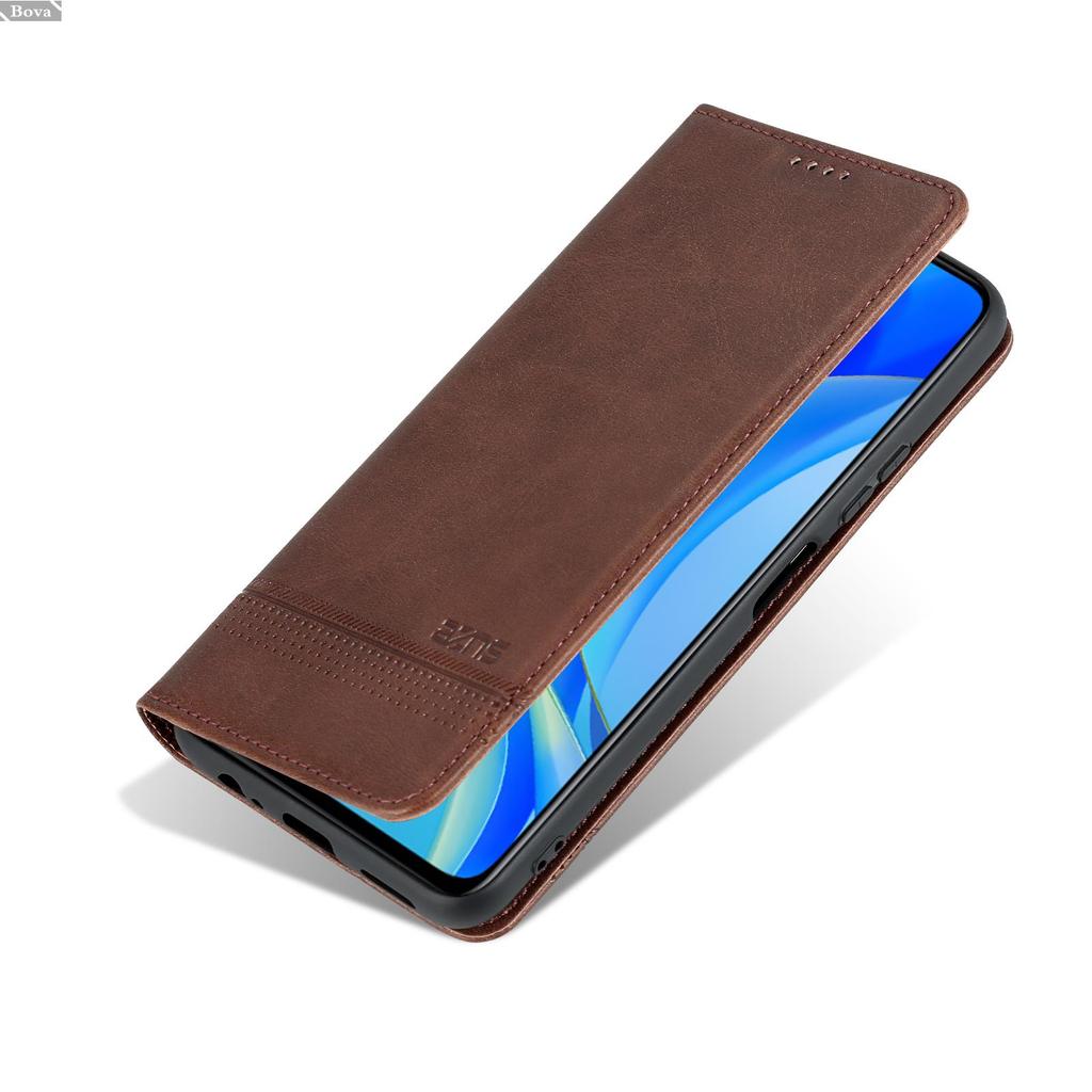 Deluxe magnetisk adsorpsjon skinn etui for Huawei Nova Y70 plus Y 70 flip cover beskyttelsesetui Nova Y70 capa fundas