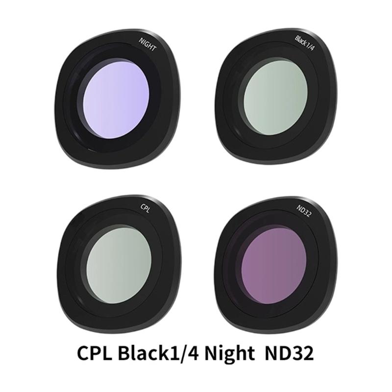 Protective Waterproof Lens Filter For Action Cameras High Light Transmission Scratch Resistant Aluminum Alloy Frame