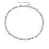 Emanco Ornament Supply Fashion Stainless Steel Accessories Ins Gold Plated Necklace Ladies Clavicle Chain Figaro Necklace