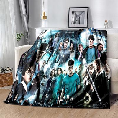 Harry Potter Movie Poster Wall Art DecorPrint Blanket, Soft Blanket For Sofa Office Bed And Travelling Daughter Birthday Gift Esj160