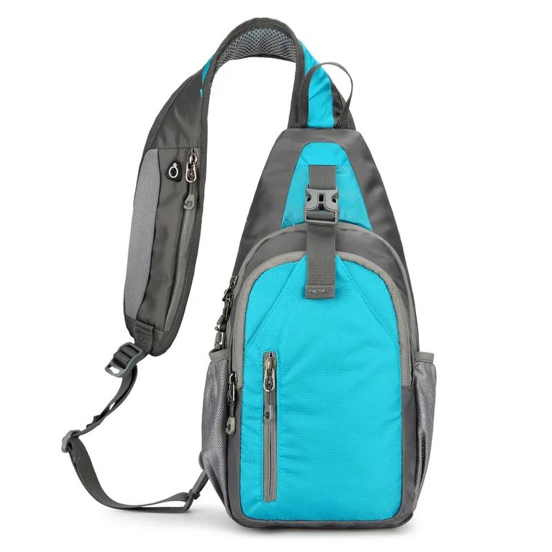 Men'S Leisure Outdoor Hiking Bike Shoulder Bag, Waterproof Sports Crossbody Bag, Travel Backpack, Men'S Chest Bag, Shoulder Bag