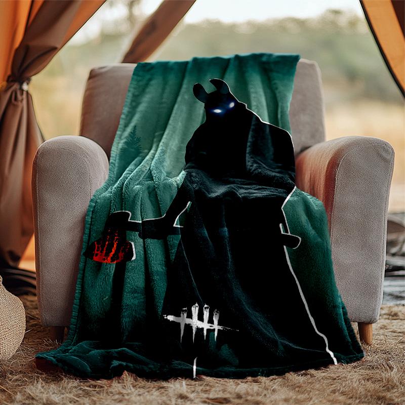 Dead Daylight Flannel Blanket Soft Warm All-Season Throw, Design for Camping, Car Travel, Hiking Sofa, Bed, Office Perfect Gift for Parties