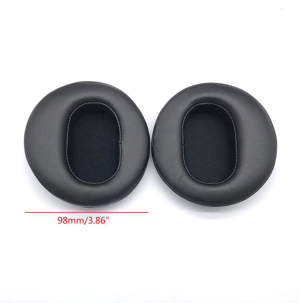 1Pair Ear Cushion Cover Soft Leather Compatible with DENON-AH-D2000 D5000 D7000 Ear Pad Cushion Cover Part Earpad Pillow