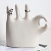 Ok Finger Statue Cute Cartoon Hand Gesture Statue Ring Stand 15cm/5.8inch Hand Gesture Sculpture Ring Holder Cartoon Cute