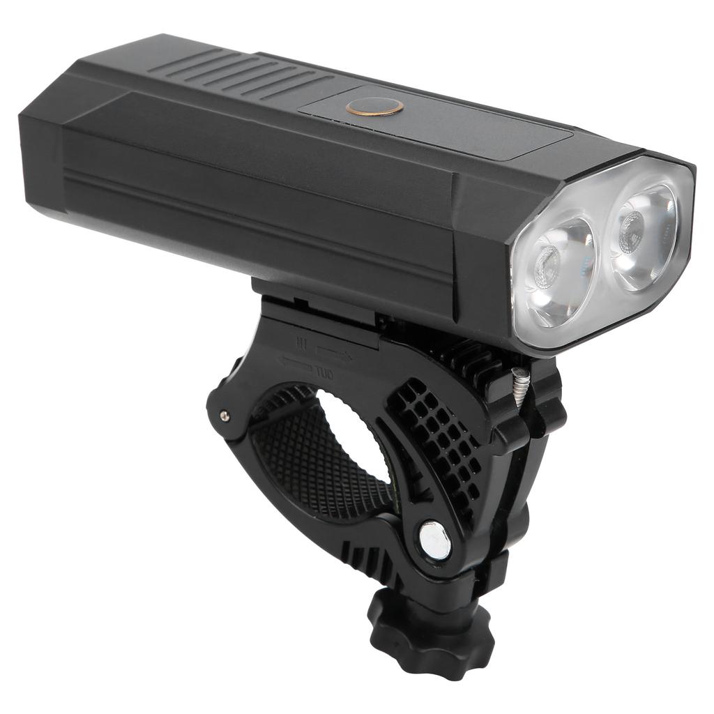 Fahrrad USB Wiederaufladbares Frontlicht Einstellbar Wasserdicht Fahrradscheinwerfer mit Halterung