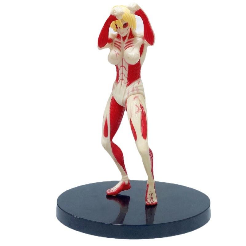 

Attack On Titan Female Giant Pvc Figure Collectible Anime Model For Fans And Collectors