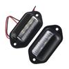 1/4 PCS Universal Car License Plate Light 12-24V 6LED Waterproof Car Taillight License Plate Light White Bulb Car Accessories